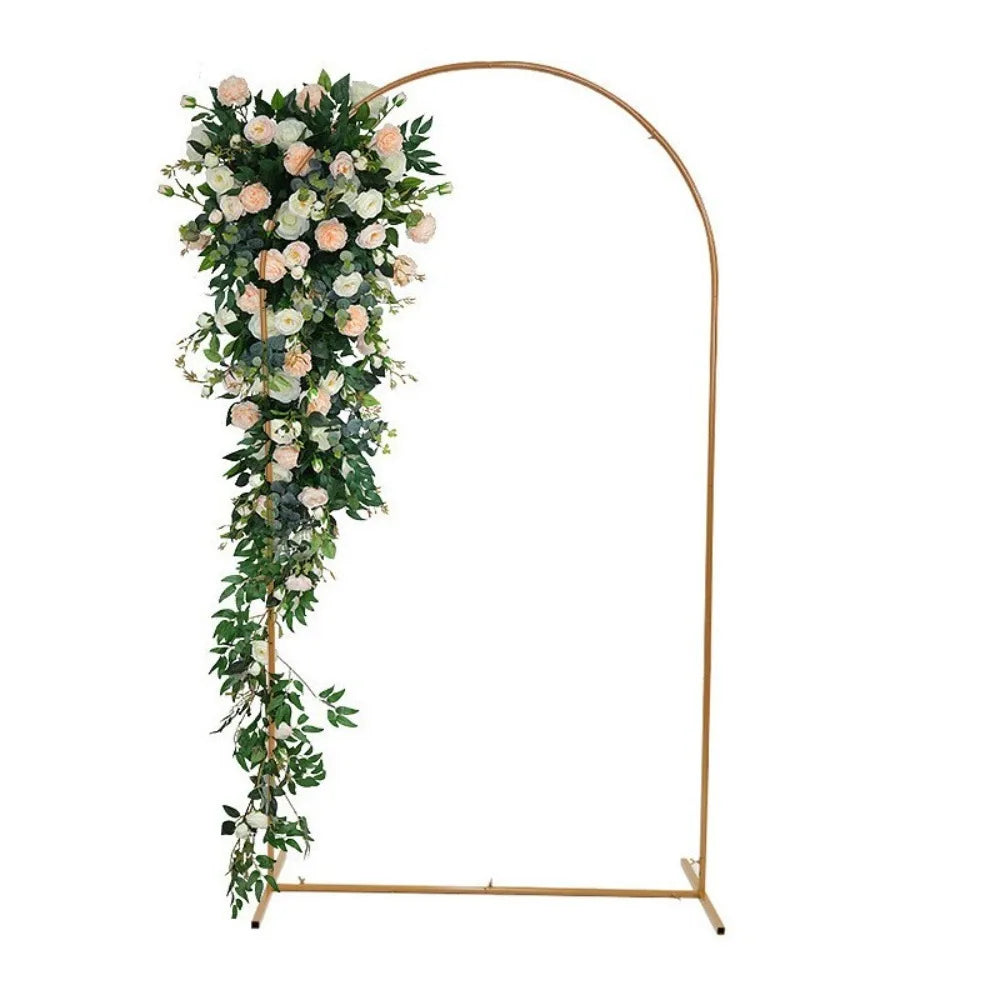 Elegant Gold Balloon Arch Frame & Backdrop Stand