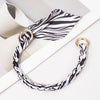 Decorative Silk Scarf Bag Chain with Detachable Bow