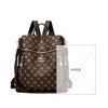 Women's Genuine Leather Backpack with Multiple Pockets