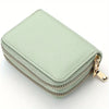 Cartera Compacta con Doble Cremallera y Monedero