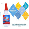 Professional Grade Super Glue – Extra Strong Instant Adhesive for Plastic, Metal, Wood & More