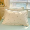 Floral Print 100% Cotton Duvet Cover Set with Two Pillow Shams
