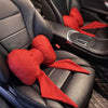 Cute Bowknot Car Neck Pillow – Plush Headrest for Comfortable Drives