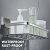 Space Aluminum Corner Bathroom Shelf