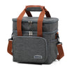 Insulated Double-Decker Lunch Bag with Leakproof Lining