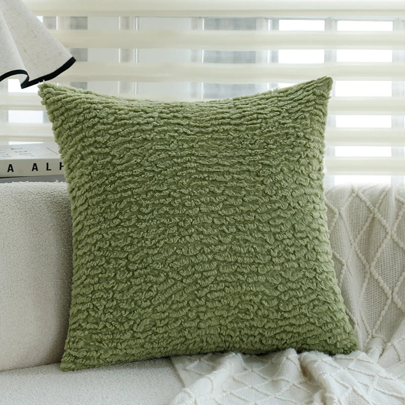 Embroidered Floral Cotton Cushion Cover – 18x18 Inches