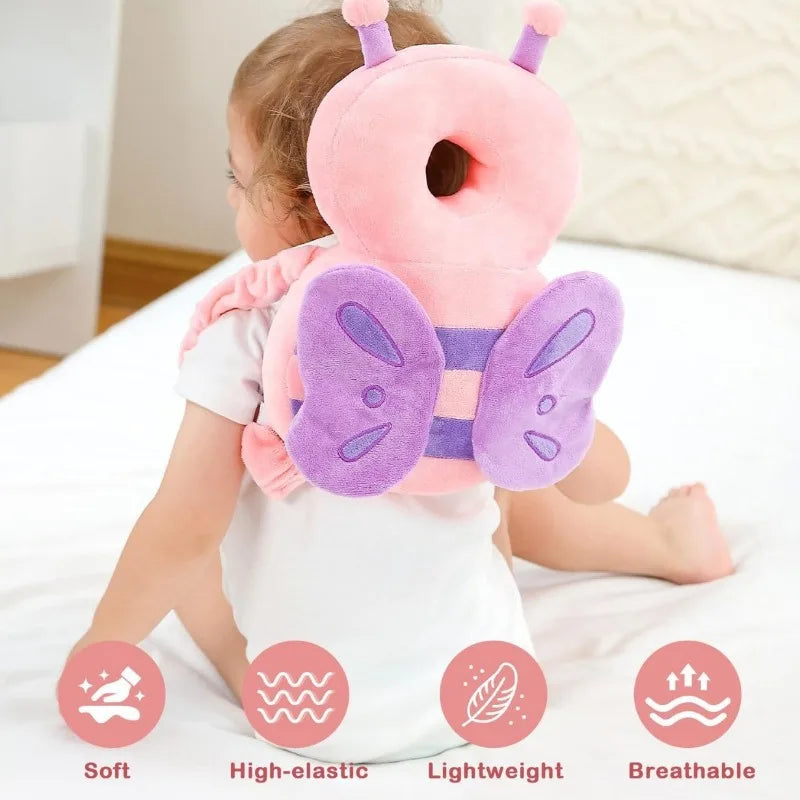 Baby Head Protector Cushion Backpack – Anti-Fall Safety Pillow for Toddlers