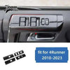 Carbon fiber trim kit for Toyota 4Runner featuring a modern digital display panel.