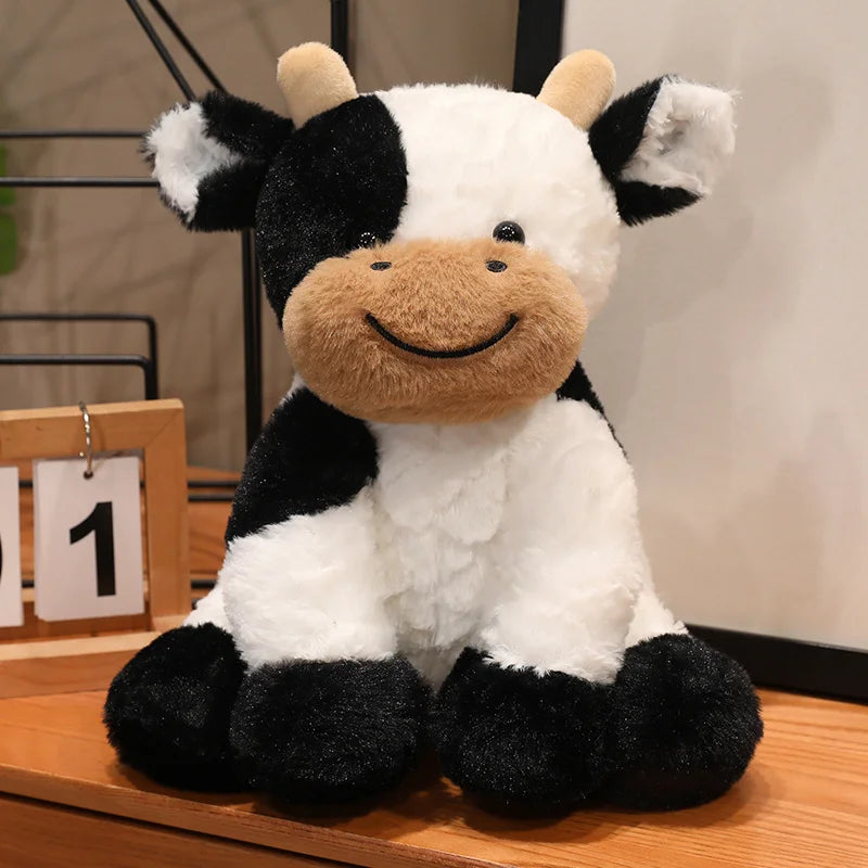 Huggable Plush Cow Toy – Super Soft Stuffed Animal for Kids & Adults