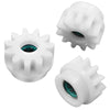 White plastic spin mop bucket gear replacement kit for O-Cedar and Vilida mops