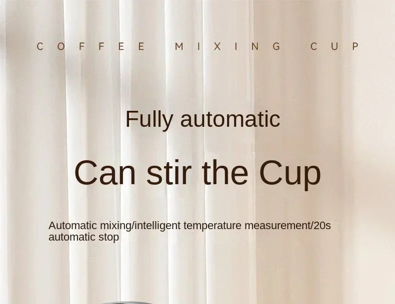 Self-Stirring Travel Mug with Temperature Display