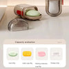 Leakproof Travel Soap Case with Drainage Tray