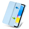 Slim Trifold iPad Case with Clear Acrylic Back and Pen Holder