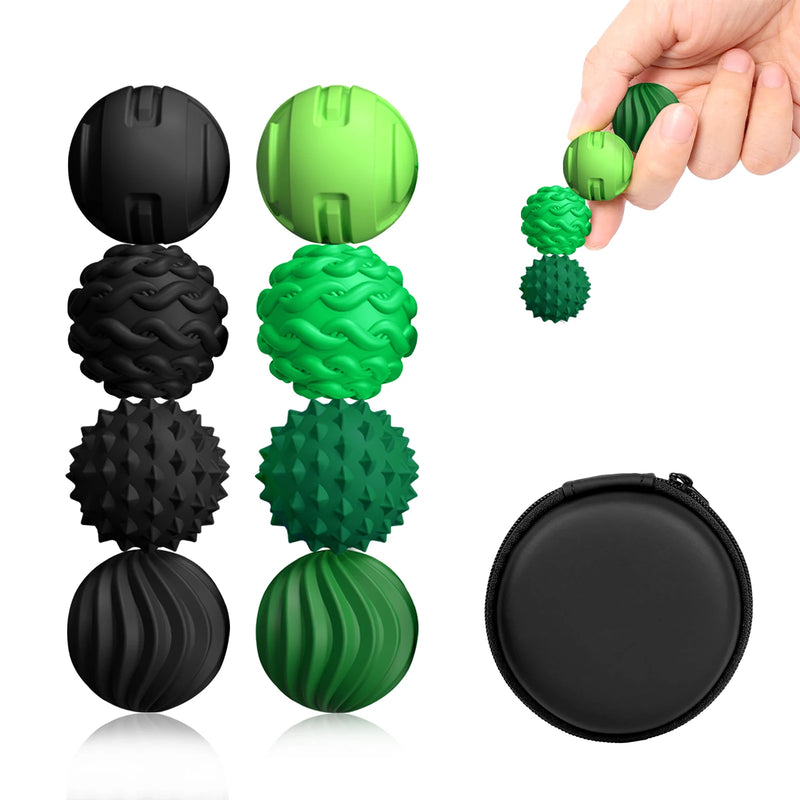 Silicone Magnetic Fidget Balls - 4 Pack