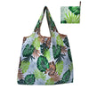 Foldable Nylon Reusable Shopping Bag with Floral Print