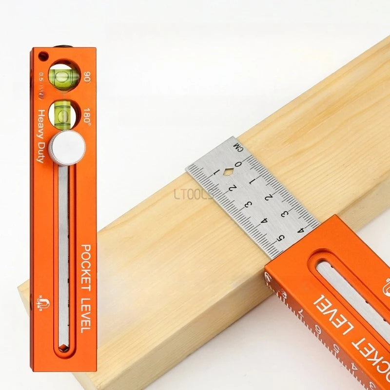 Foldable Aluminum Alloy Marking and Measuring Tool