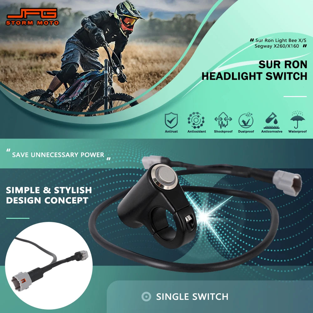 Motorcycle Headlight Kill Switch with Handlebar Controls