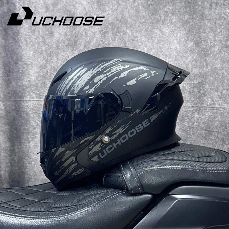 Modular Flip-Up Motorcycle Helmet with Removable Chin Guard