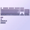 A full set of 115 keycaps with a crystal clear RGB backlit design in MDA profile.
