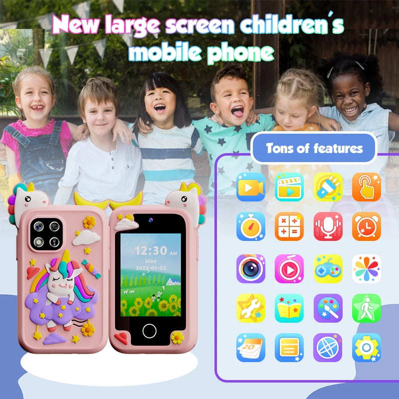 Kids Touchscreen Learning Phone with Games and Music