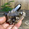 Natural Citrine & Smoke Quartz Crystal Cluster