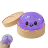 Gold Glitter Dumpling Squishy Stress Relief Toy