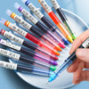Color Gel Pens - 0.5mm Fine Point, Quick-Drying Ink