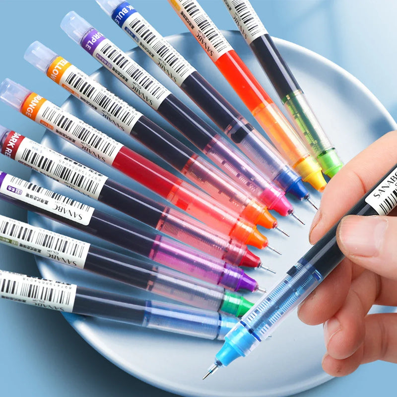 Color Gel Pens - 0.5mm Fine Point, Quick-Drying Ink