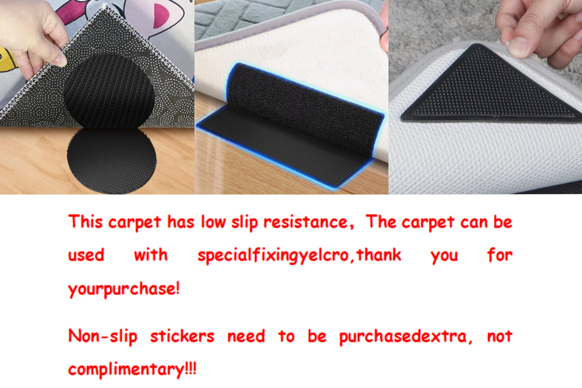 Cigarette-Shaped Soft Floor Mat for Bedroom & Living Room
