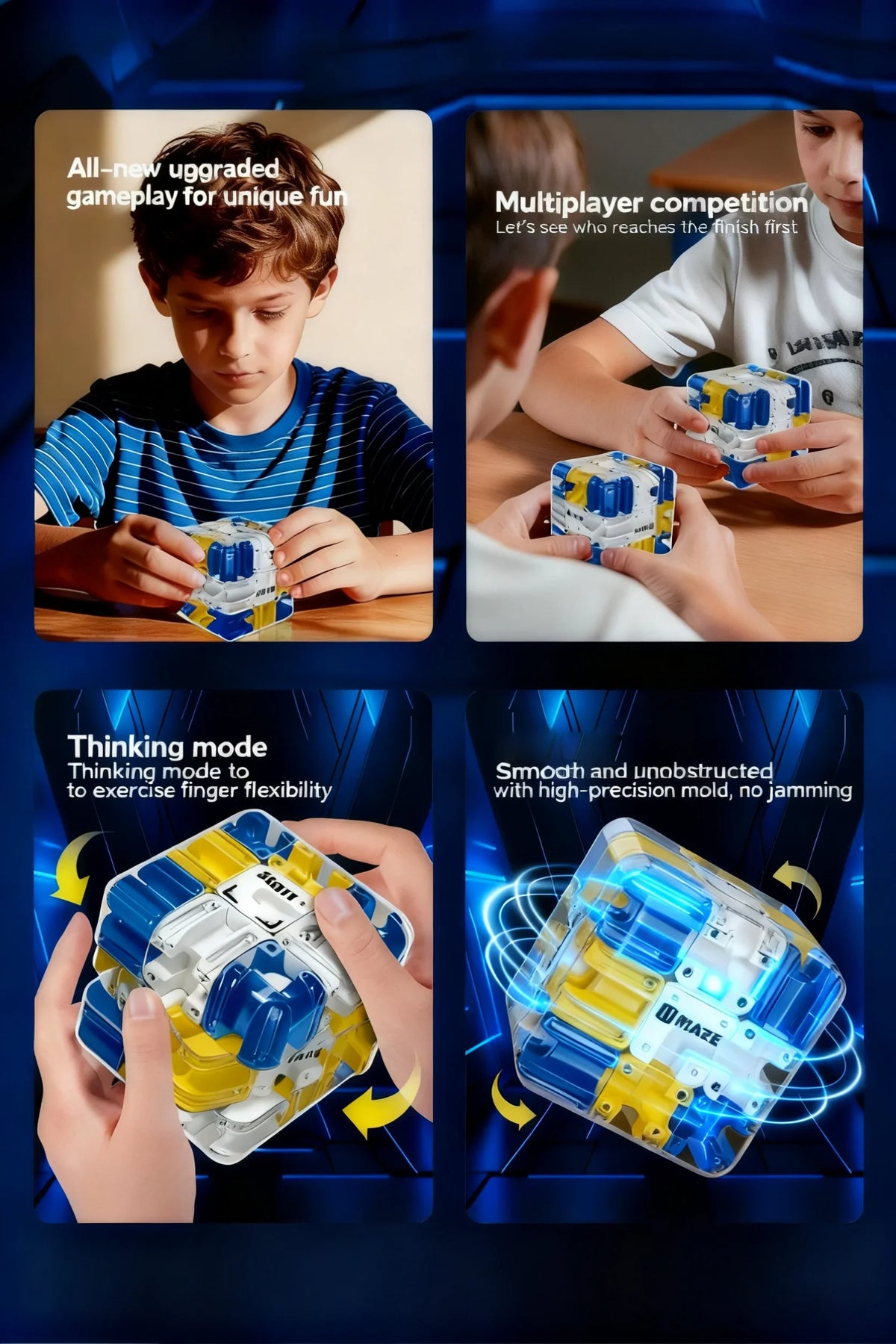 3D Ball Maze Puzzle Cube – Brain Teaser & Stress Relief Toy