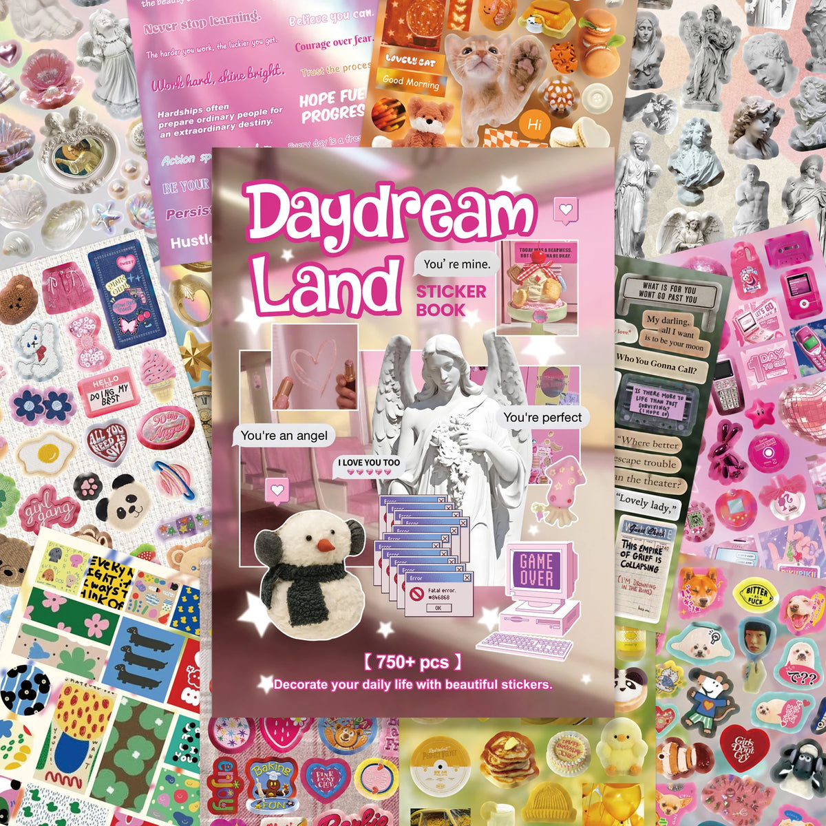 Happiness Series Sticker Book – 750+ Assorted Designs for Journaling & Scrapbooking