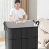 Large Foldable Non-Woven Storage Bag with Zipper and Handles