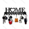 House-Shaped Wall Key Holder with Hooks