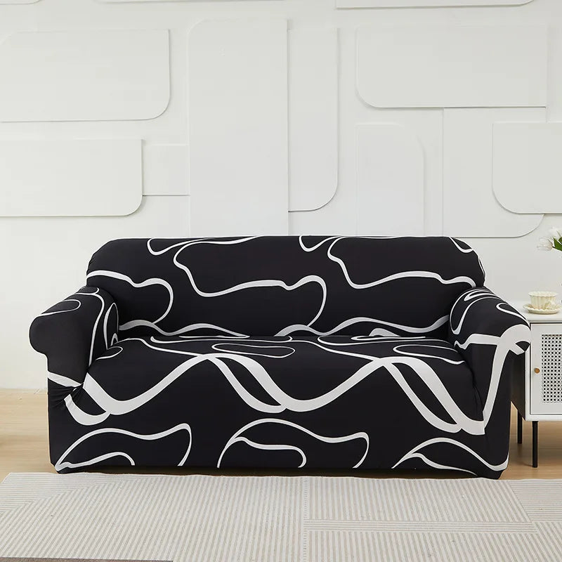 Stretch Sofa Cover with Non-Slip Backing