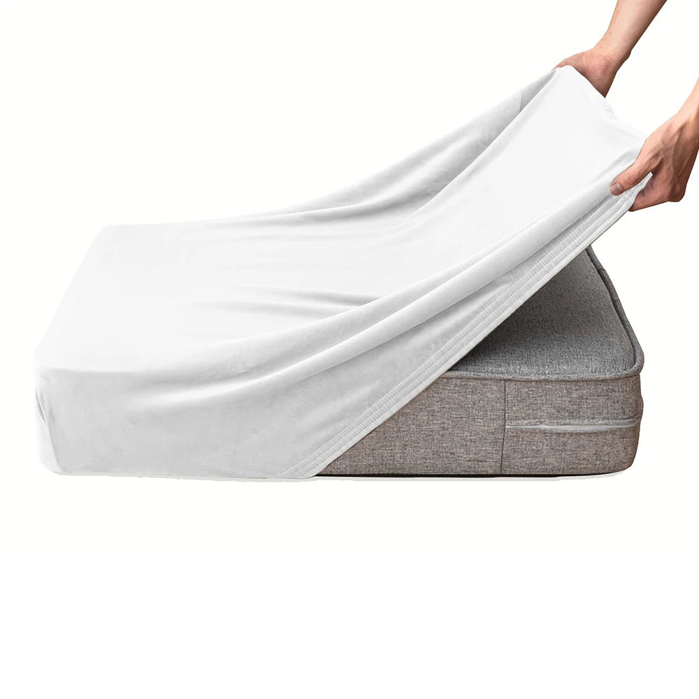Stretchy Velvet Sofa Cushion Covers – Anti-Slip & Machine Washable