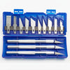 13-Piece Aluminum Alloy Carving Knife Set for Precision Crafting