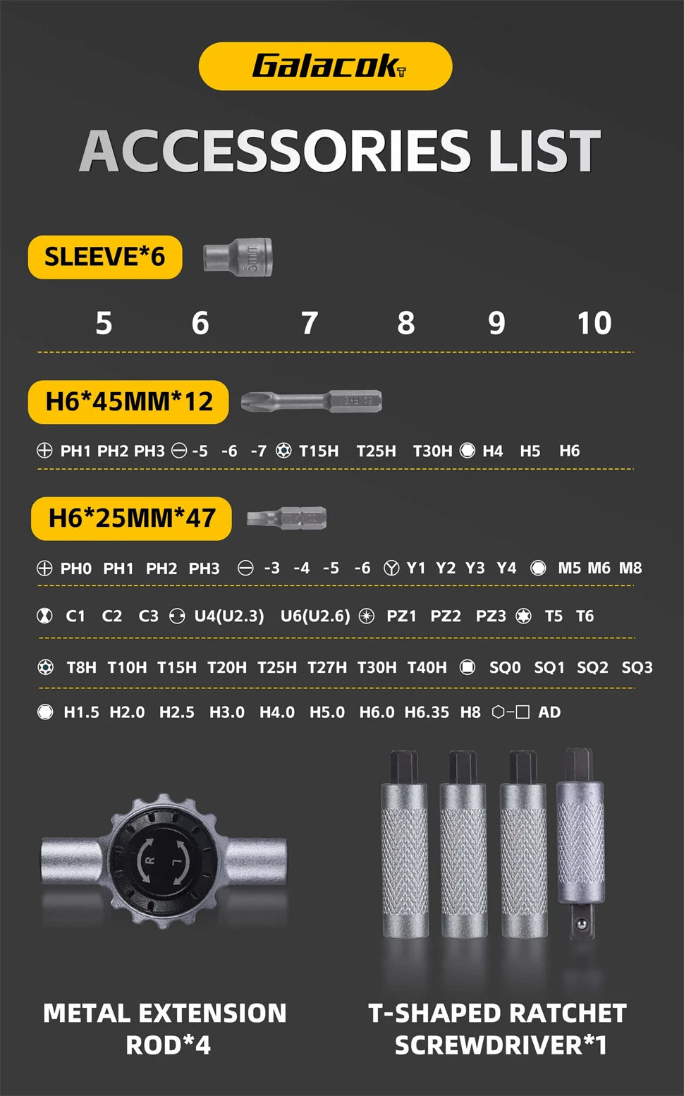69-in-1 Magnetic Ratchet Screwdriver Kit