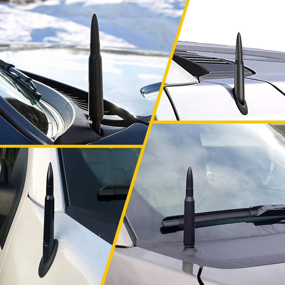 Compact 14cm Bullet Car Antenna for AM/FM Reception