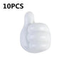 Silicone Thumb Wall Hooks for Cable Management and Organizing