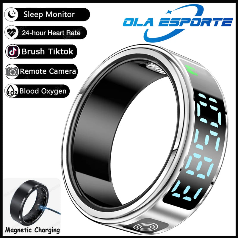 Smart Health Ring with LED Display
