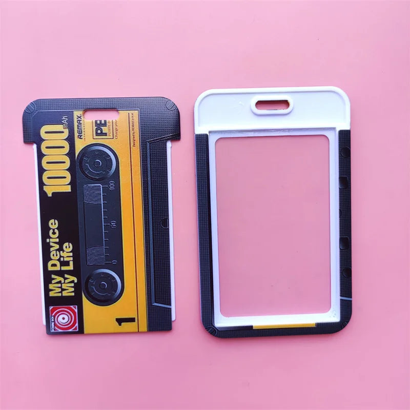 Retro Camera Card Holder with Lanyard
