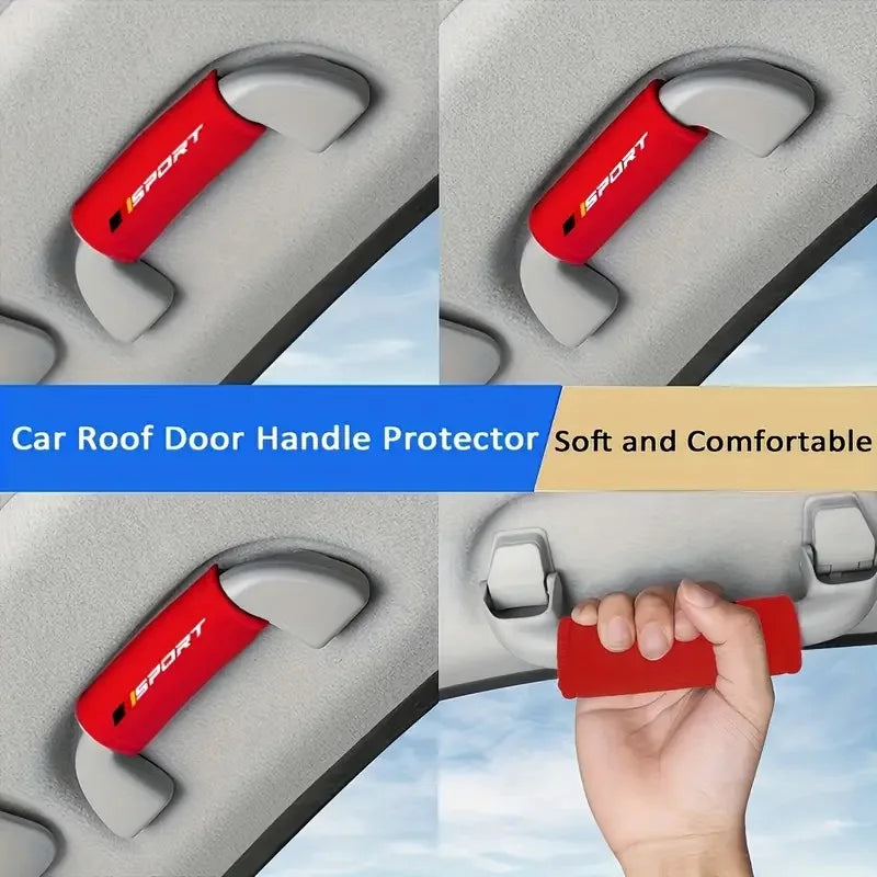 Soft Car Handle Covers – Universal Fit Protection for Interior Grab Handles