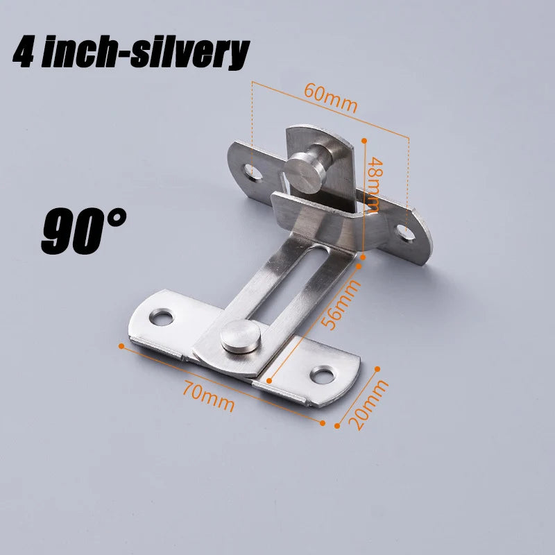 Stainless Steel Hook and Eye Door Latch