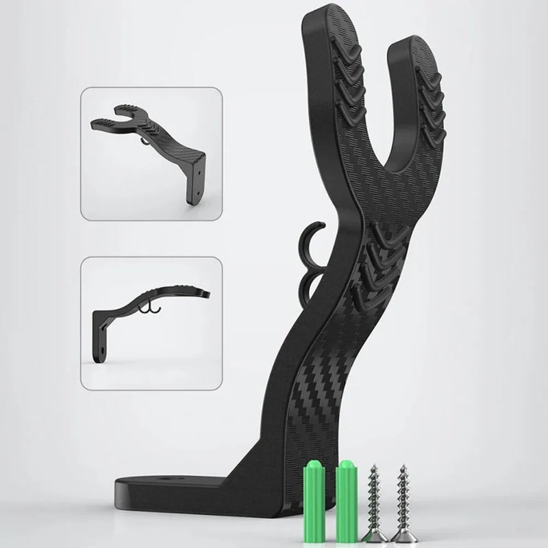 Minimalist Wall-Mounted Hook for Helmets, Bags & Keys