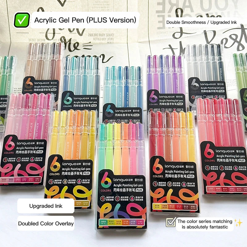 Vibrant Gel Pen Set – Smooth Writing for Art, Notes & Journaling