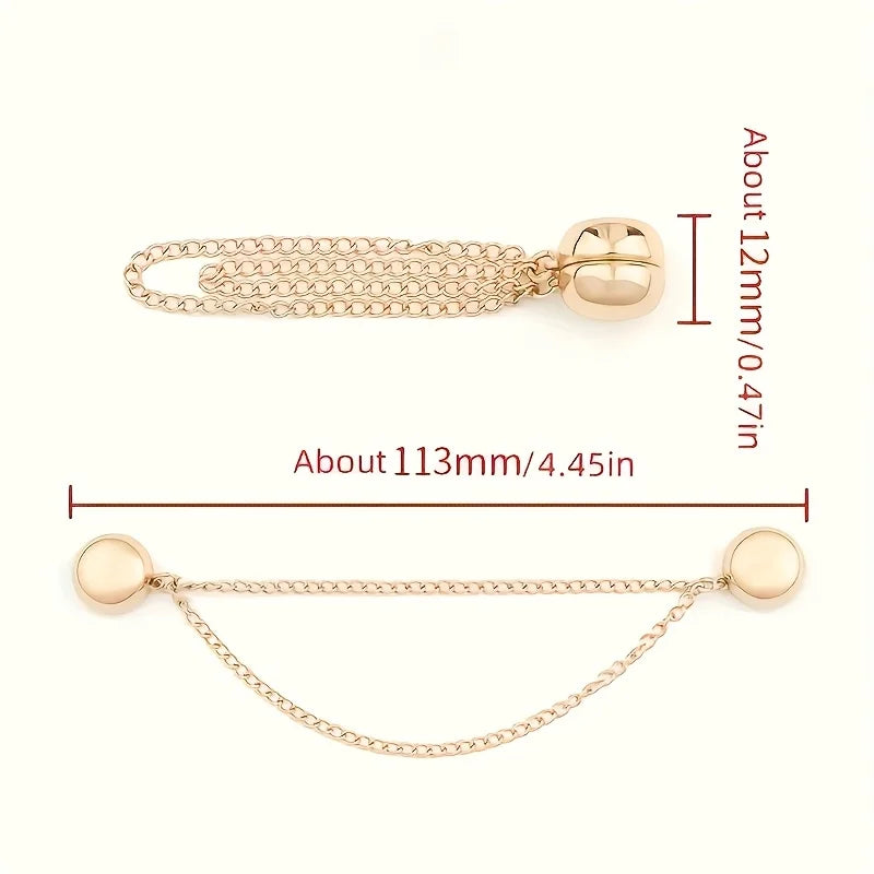 Magnetic Clothing Buckle Set for Adjusting Waistbands and Hems