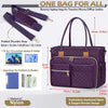 15.6 Inch Laptop Tote Bag for Women with Multiple Pockets