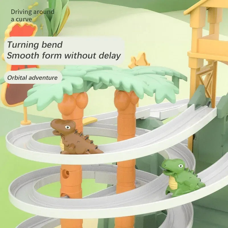 Electric Dinosaur Climbing Slide for Kids
