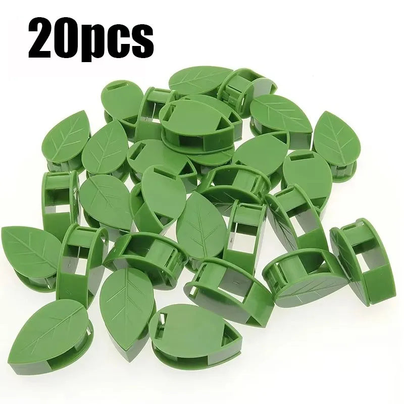 Self-Adhesive Leaf-Shaped Plant Climbing Clips