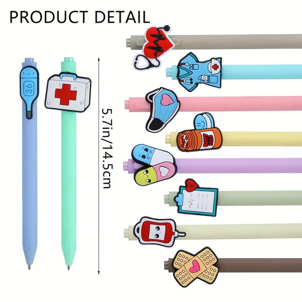 Humorous Nurse & Doctor Gel Pens